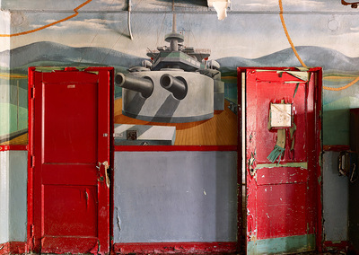 Brodhead Naval Armory Mural Red Doors, 2013