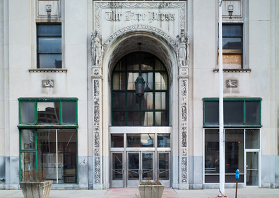 Detroit Free Press Entrance Detail, 2011