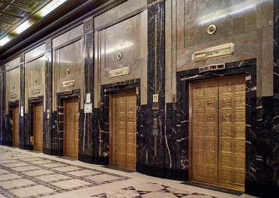 Fisher Building Elevator Detail, 2012